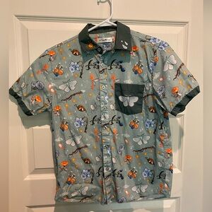 Theo Masters Limited Edition Nature Themed Short Sleeve Shirt. Unisex, Size: M